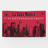 テーマギャングギャングのパーティー 横断幕 (横)