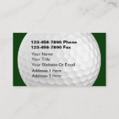 テーマゴルフ・ボール 名刺 (裏面)