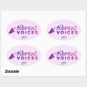 テーマシール |オースティン女子校 楕円形シール (シート)