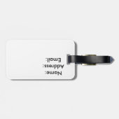 テーマパリ ラゲッジタグ (裏面横)