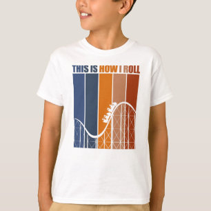 テーマパークシャツ,ジェットコースター愛好家向け Tシャツ