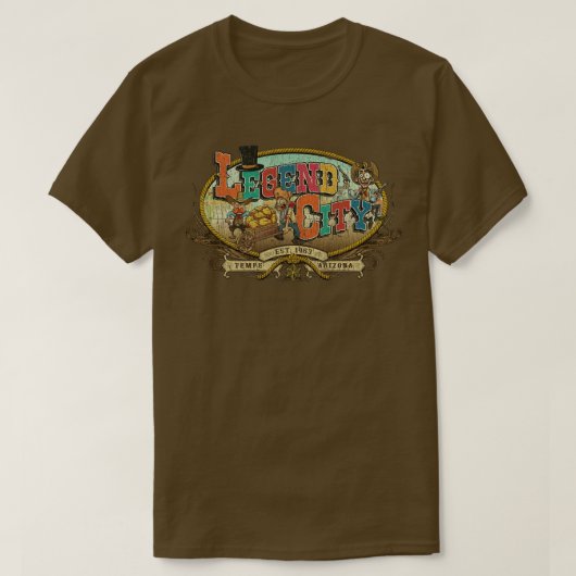 テーマパークレジェンドシティアリゾナ1963 Tシャツ (デザイン正面)