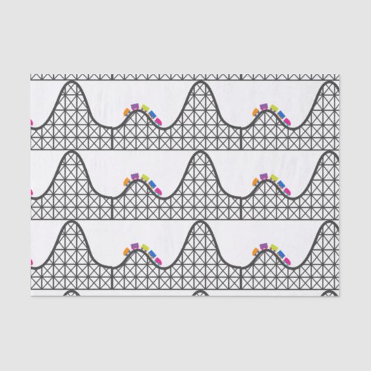 テーマパークローラーコースターパーティー組織 薄葉紙 (正面)