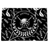 テーマパーソナライズなゴルフ ラージペーパーバッグ (正面)