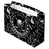 テーマパーソナライズなゴルフ ラージペーパーバッグ (裏面アングル)