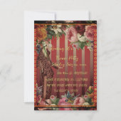 テーマパーティーローリング20のパーティー 招待状 (裏面)