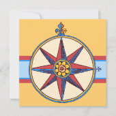 テーマパ航海のーティー – ヨット、セーリングクラブ、マリーナ 招待状 (正面)