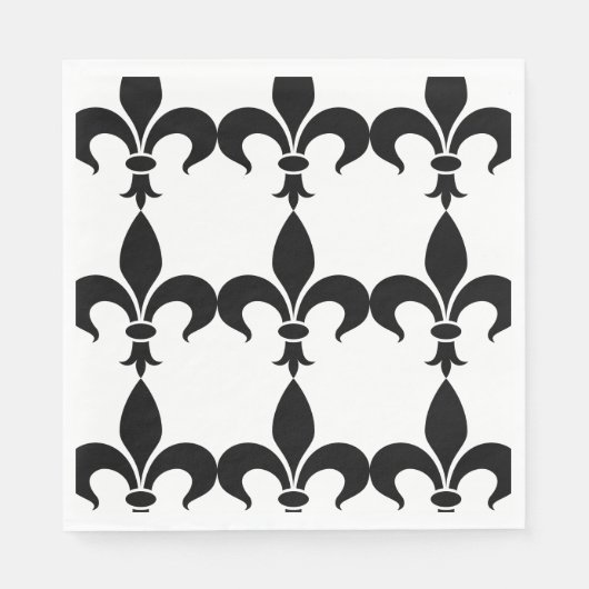 テーマフランスのパーティー（紋章の）フラ・ダ・リ紙ナプキンス スタンダードランチョンナプキン (正面)