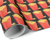 テーマフランスのフライパーティー包装紙 ラッピングペーパー (ロールコーナー)