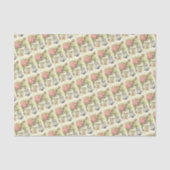 テーマフランスのヴィンテージパリティッシュペーパー 薄葉紙 (正面)