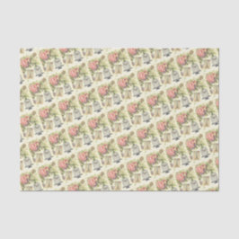 テーマフランスのヴィンテージパリティッシュペーパー 薄葉紙