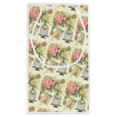 テーマフランスのヴィンテージパリ抱き枕 スモールペーパーバッグ (裏面)