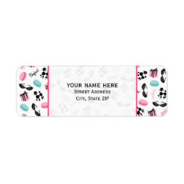 テーマフランスの住所 シール