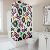 テーマポップ・アートのシャワーカーテン シャワーカーテン (インサイチュ)