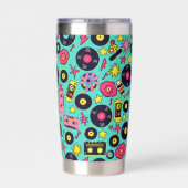 テーマポップ・アートの付きウォーターボトル絶縁タンブラー 保温保冷タンブラー (背面)