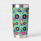 テーマポップ・アートの付きウォーターボトル絶縁タンブラー 保温保冷タンブラー (右面)