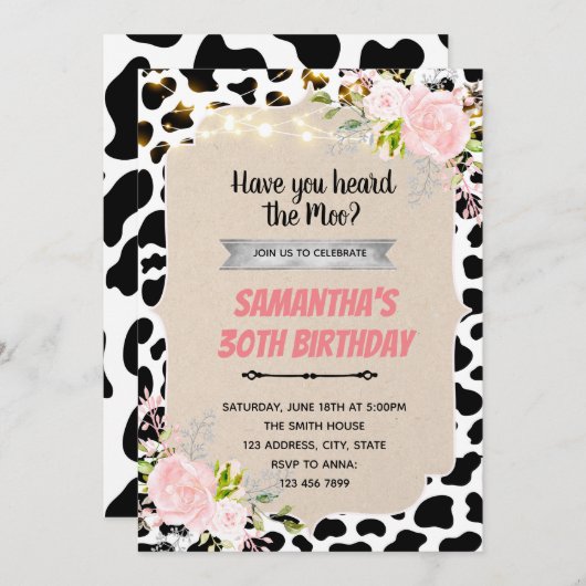 テーマモーの招待 招待状 (正面/裏面)