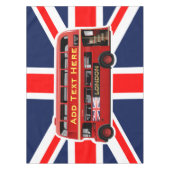 テーマロンドン赤いバス テーブルクロス (正面)