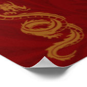 テーマ中国のタイガー編集可能 ポスター (角)