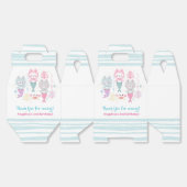 テーマ別のバースデー航海のタパーティーのお願い フェイバーボックス (見開き)