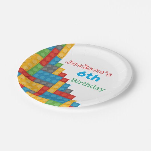 テーマ別の誕生日パーティーの装飾を禁止する ペーパープレート (アングル)