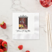 テーマ別ナプキン – 私のテーブルへようこそ 縁ありカクテルナプキン (インサイチュ)