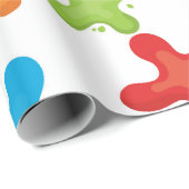 テーマ別絵を描パーティーラッピング紙 ラッピングペーパー (ロールコーナー)