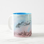 テーマ及び変化のマグ ツートーンマグカップ (正面左)