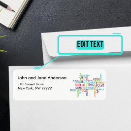 テーマ威厳があるアドパーソナライズされたレス ラベル