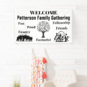 テーマ家族会-カスタマイズ可能 横断幕 (インサイチュ)