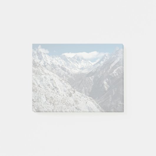 テーマ山素晴らしいエベレストの凍っていられていて ポストイット (正面)