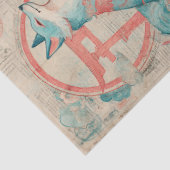 テーマ日本ののコラージュ分離の作成 薄葉紙 (詳細)