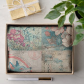 テーマ日本ののコラージュ分離の作成 薄葉紙 (ギフト)