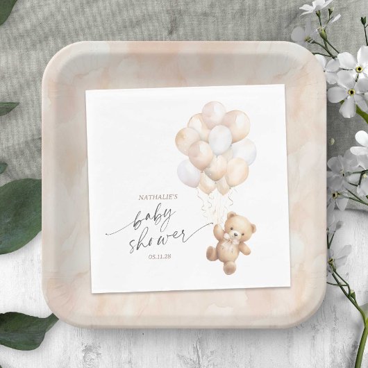 テーマ男女兼用のシャワーを心待ちにする スタンダードランチョンナプキン