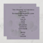 テーマ結婚式招待状文言 招待状 (正面/裏面)