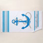 テーマ航海のいかり ビーチタオル (正面)