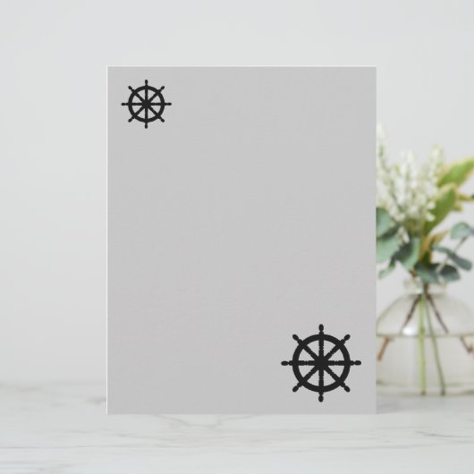 テーマ航海ののレターヘッドまたは文房具 (スタンド正面)