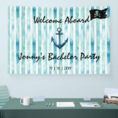 テーマ航海のの独身男性パーティー 横断幕 (トレードショー)