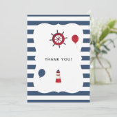 テーマ航海のの誕生日パーティー サンキューカード (スタンド正面)