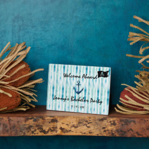 テーマ航海ののStagバチュラーパーティ フォトプラーク