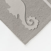 テーマ航海のイラストレーション フリースブランケット (角)