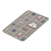 テーマ航海のイラストレーション マグネット (左側)