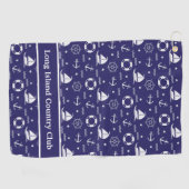 テーマ航海のカントリークラブカスタムゴルフタオル ゴルフタオル (横)