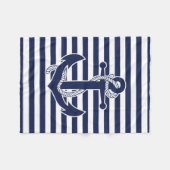 テーマ航海のギフトフリースブランケット付きいかり フリースブランケット (正面(横))