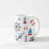 テーマ航海のサンダー_コーブ コーヒーマグカップ (正面右)