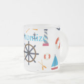 テーマ航海のサンダー_コーブ フロストグラスマグカップ (正面右)