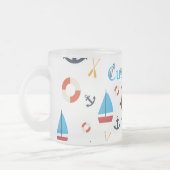 テーマ航海のサンダー_コーブ フロストグラスマグカップ (左)