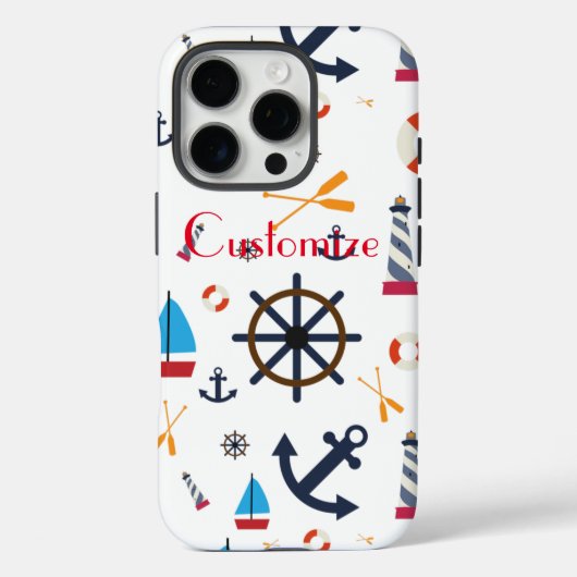 テーマ航海のサンダー_コーブ Case-Mate iPhoneケース (裏面)