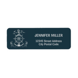 テーマ航海のデザインと海風景 ラベル