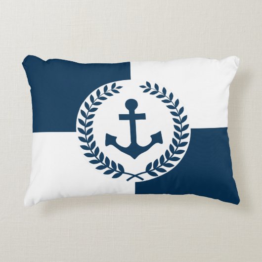 テーマ航海のデザイン アクセントクッション (正面)